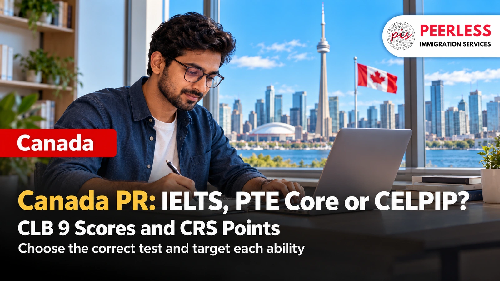 Canada PR Language Scores: IELTS, PTE Core and CELPIP