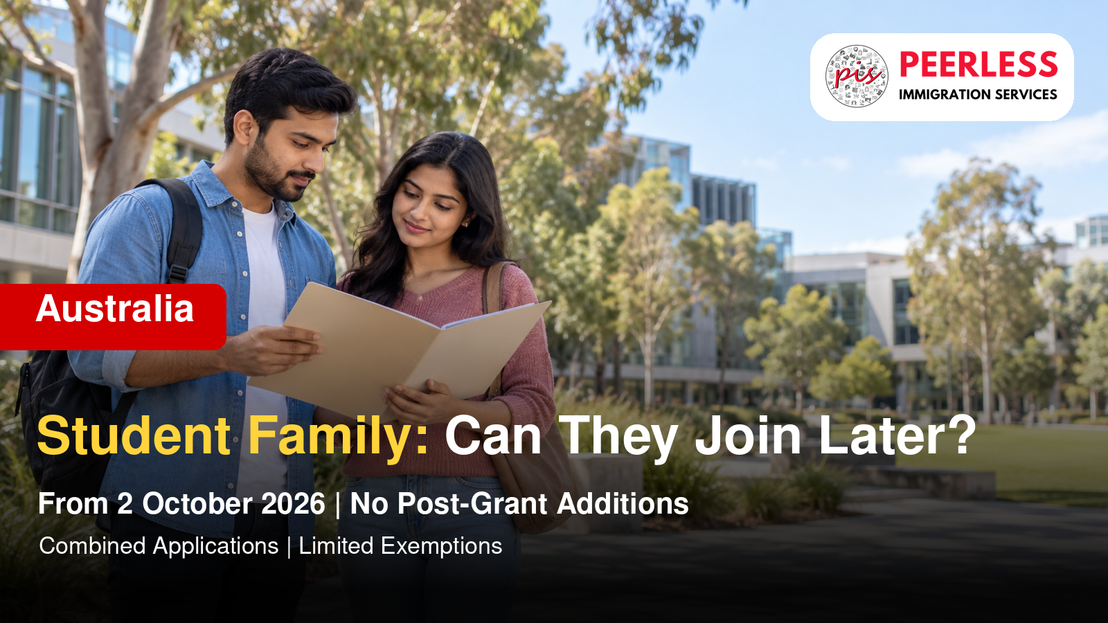 Australia Student Spouse: Can Family Join Later?