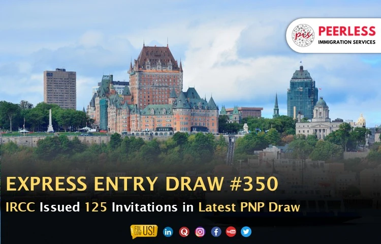 Express Entry Draw #350: 125 Invitations Issued