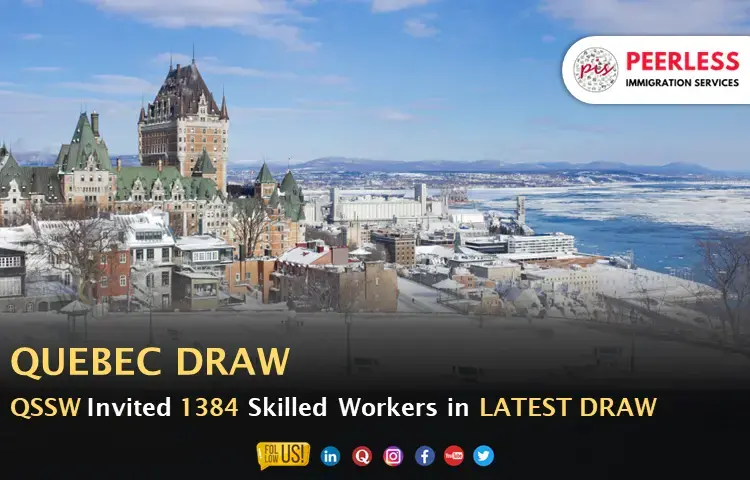 Quebec invited 1384 applicants in the latest Quebec PNP draw