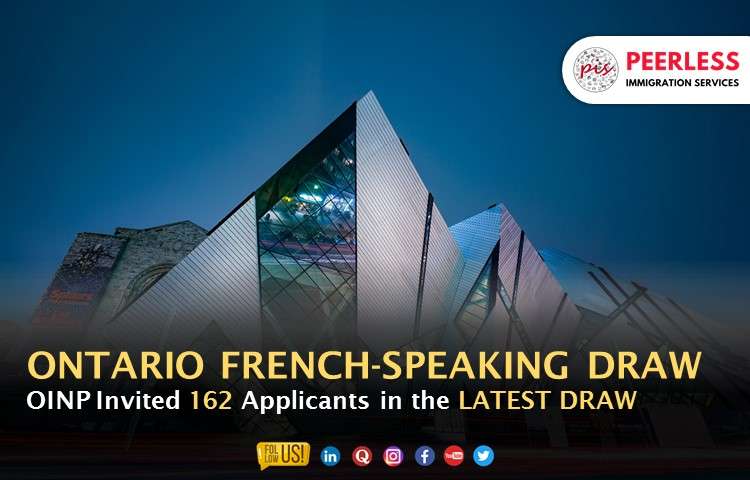 Ontario Invited 162 French Speaking Applicants in Latest Draw
