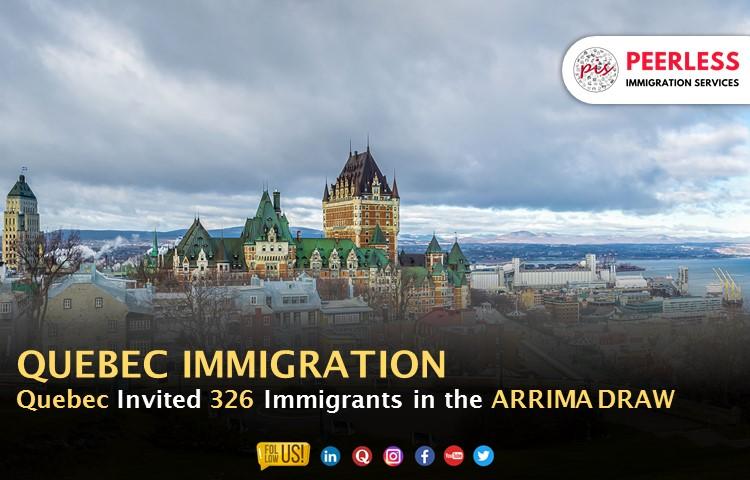 Quebec Issued 326 Invitations in Recent Arrima Draw
