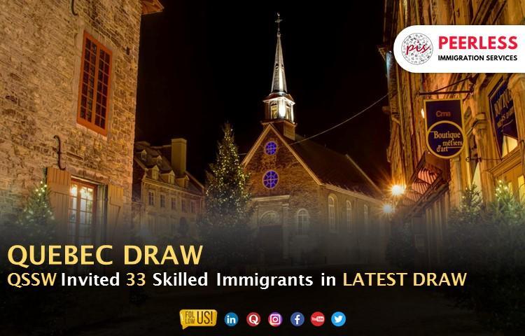 Quebec Invited 33 Immigration in the Latest Draw