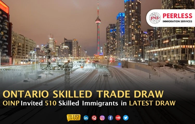 Ontario Issued 510 Invitations in Skilled Trades Stream Draw