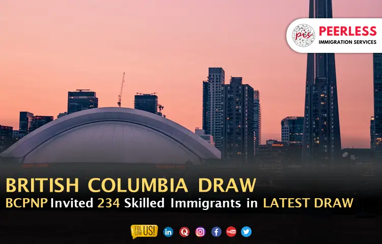 British Columbia Invites 234 immigrants to the latest BC-PNP Tech Draw